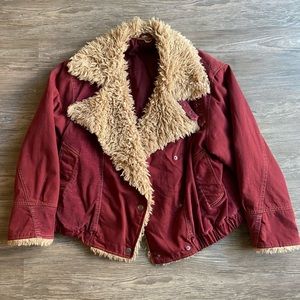 Free People Bomber motorcycle Jacket